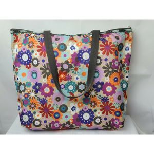 Le Sportsac floral Xlarge tote shopper bag 19.5”